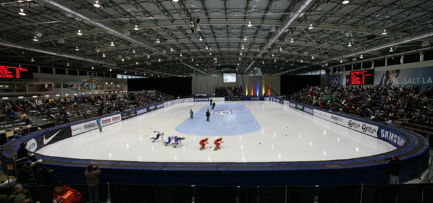 , Nil Llop y Ainoa Carreño en la Final de la Copa del Mundo Junior de Velocidad, Real Federación Española Deportes de Hielo