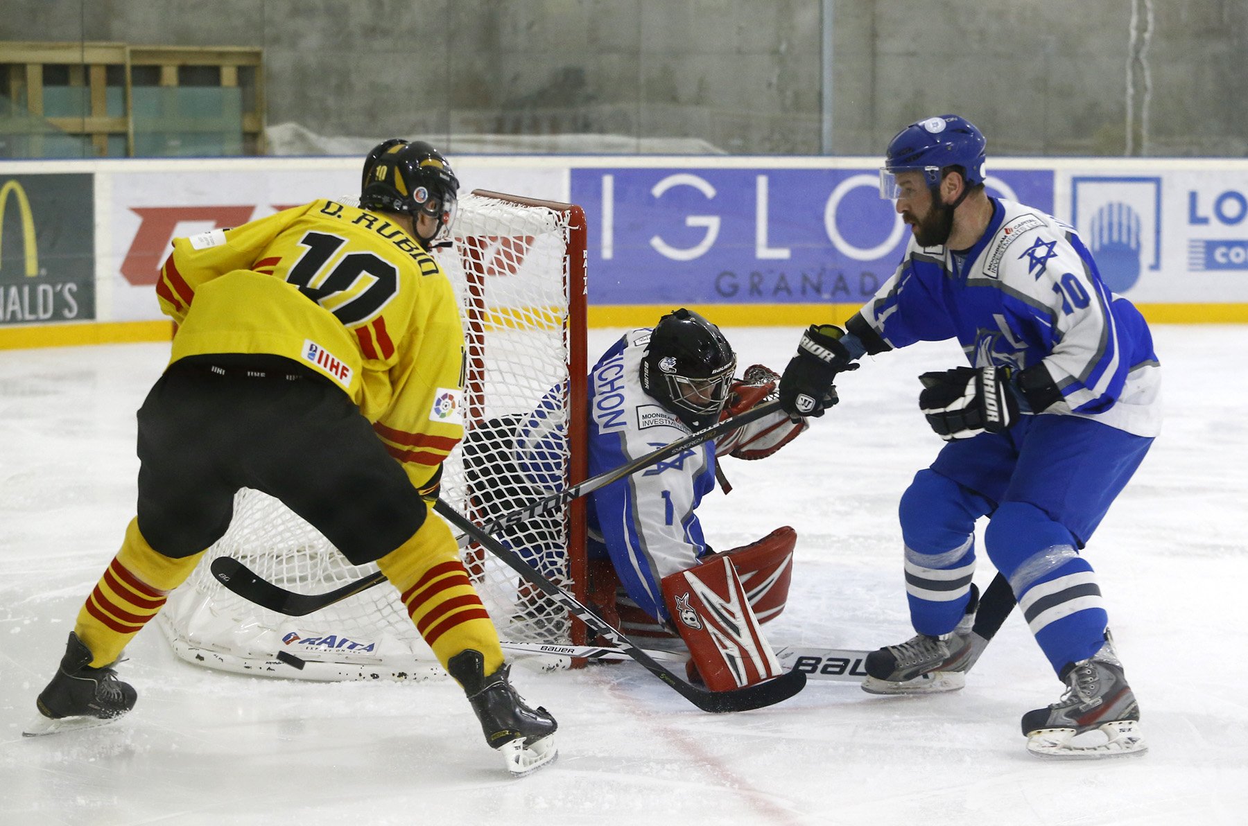 , España llega invicta al último partido tras derrotar a Israel, Real Federación Española Deportes de Hielo