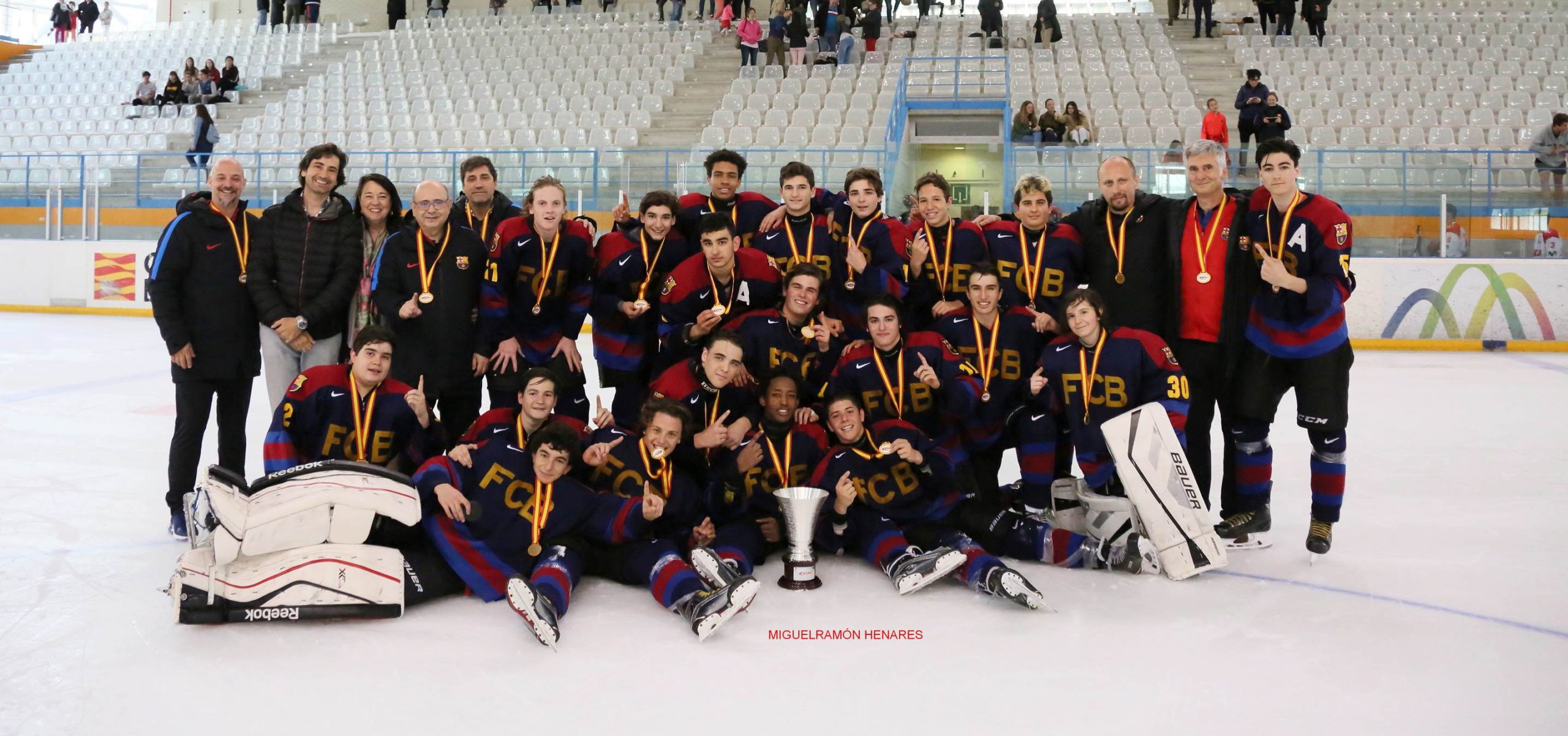 , El FC Barcelona es campeón de Liga U17 y firma el doblete, Real Federación Española Deportes de Hielo