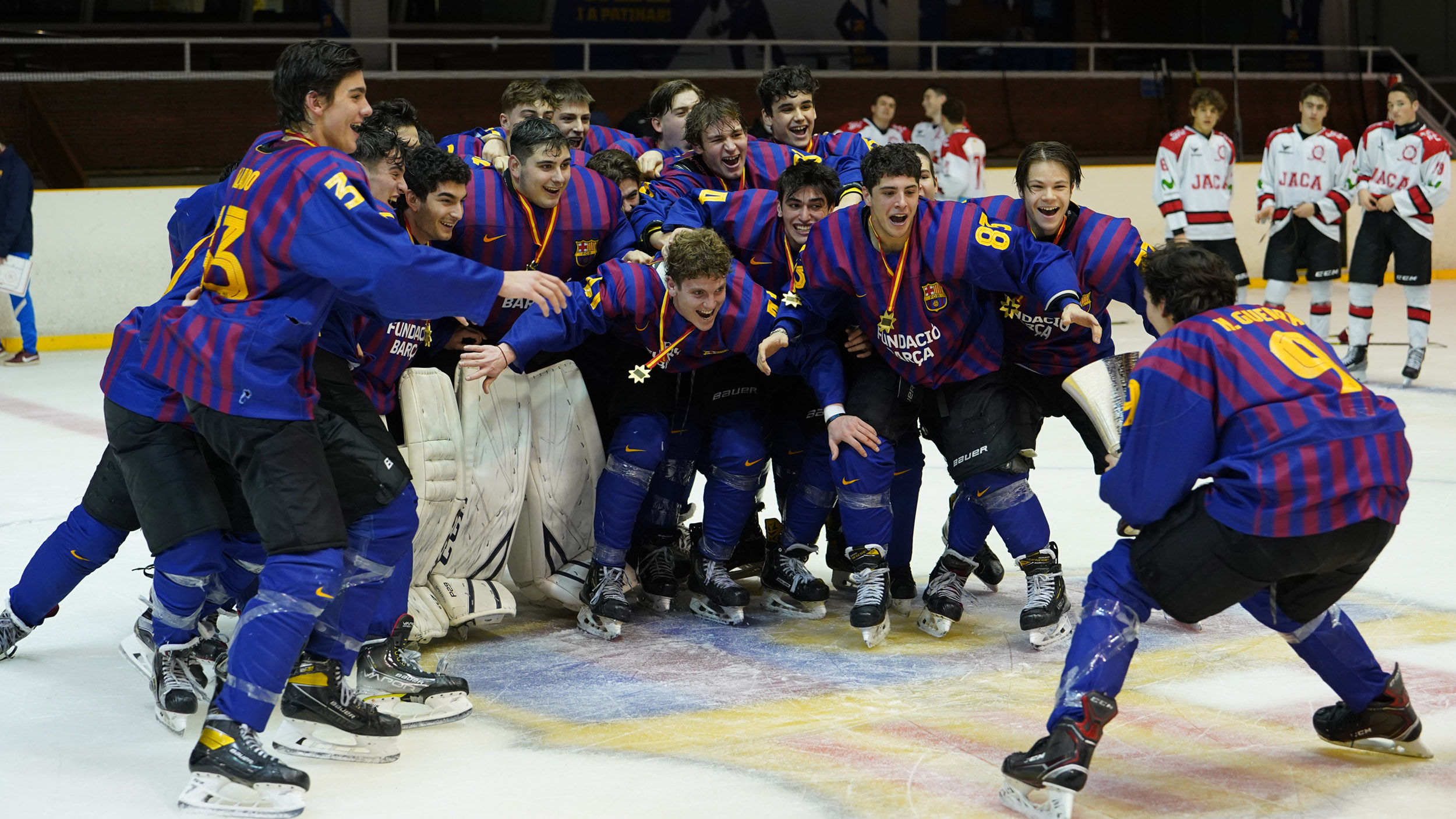 , El Barça Hockey Gel, campeón de la LNHH U20, Real Federación Española Deportes de Hielo