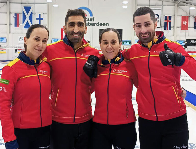 , España busca un nuevo hito en el Campeonato del Mundo de Curling Mixto, Real Federación Española Deportes de Hielo