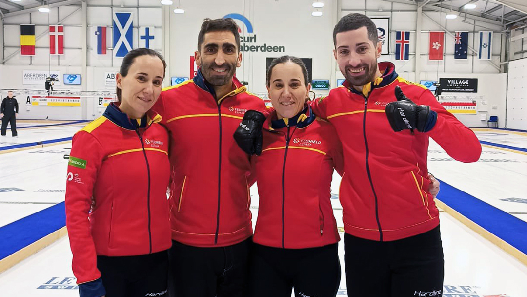 , España busca un nuevo hito en el Campeonato del Mundo de Curling Mixto, Real Federación Española Deportes de Hielo