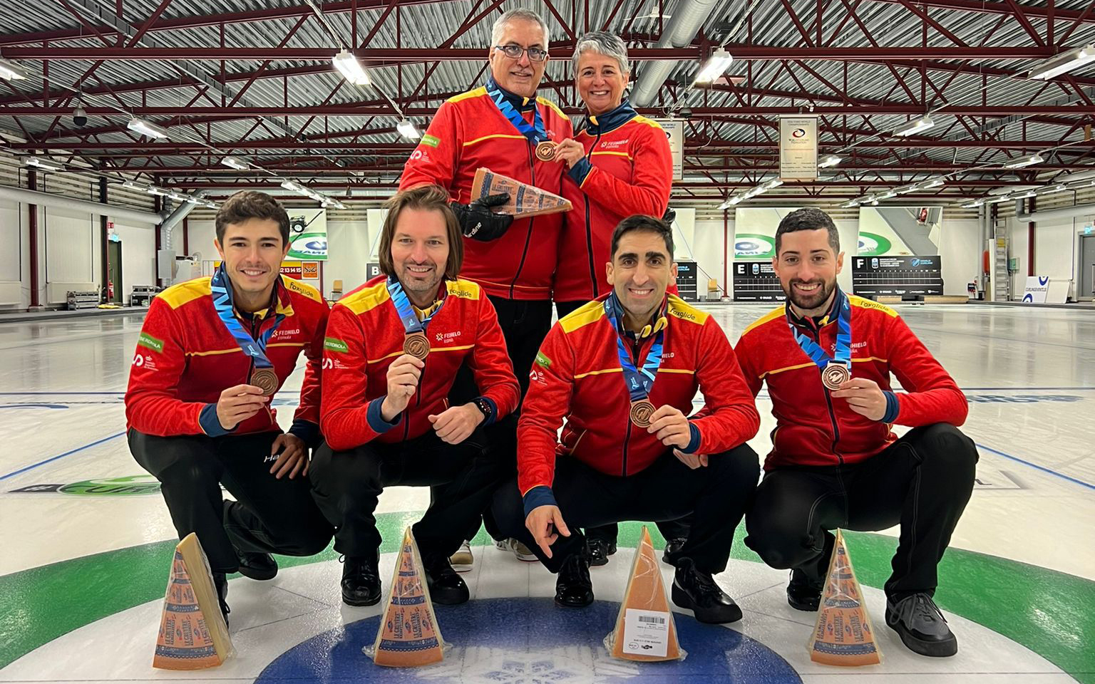 , Bronce para España en el Europeo-B de Curling, Real Federación Española Deportes de Hielo