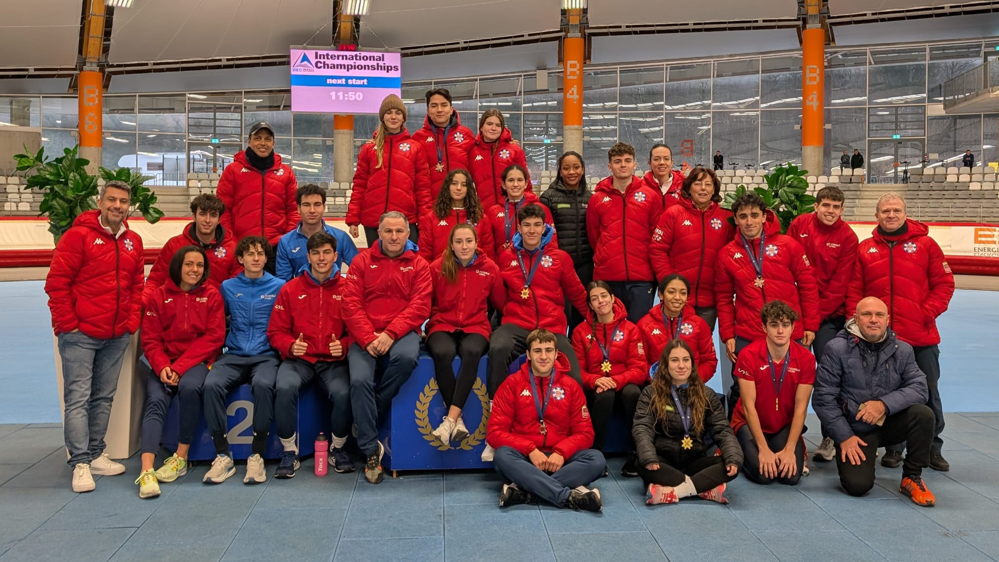 , Celebrado el primer Campeonato de España de Patinaje de Velocidad, Real Federación Española Deportes de Hielo