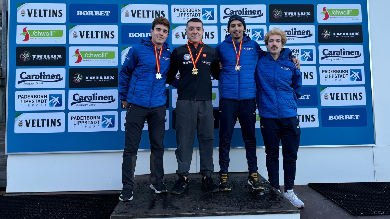 , Adrián Rodríguez logra su tercer oro en el Campeonato de España Alquiber de Skeleton 2024, Real Federación Española Deportes de Hielo