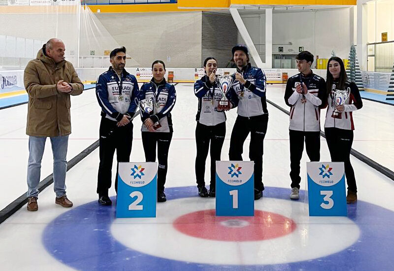 Curling, Txuri-Berri García/Shaw logra su primer oro en el Campeonato de España de Curling de Dobles Mixtos 2025, Real Federación Española Deportes de Hielo