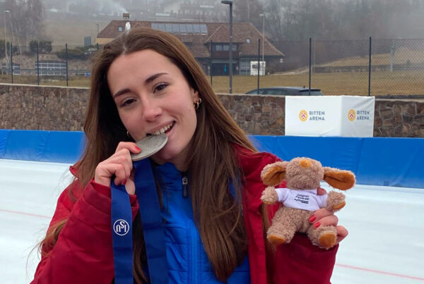 , Ona Rodríguez, subcampeona del mundo junior en Mass Start, Real Federación Española Deportes de Hielo